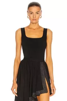 Боди Alaa Sleeveless, нуар