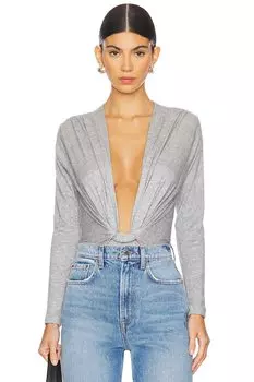 Боди аманда Leslie Amon, серый