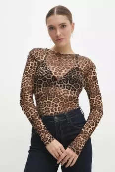 Боди Answear.Lab, бежевый