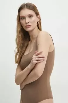 Боди Answear Lab, коричневый