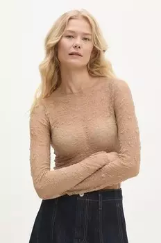 Боди Answear Lab, коричневый