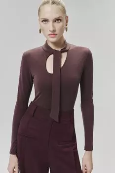 Боди Answear.Lab, коричневый