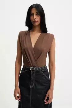 Боди Answear.Lab, коричневый