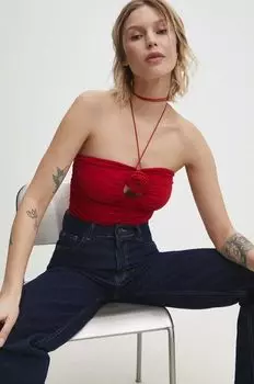 Боди Answear Lab, красный