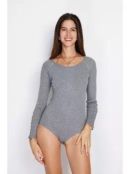 Боди ASSUILI, серый