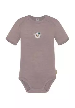 Боди Baby Merino с короткими рукавами «Тауранга» Normani, розовый
