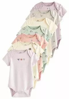 Боди Baby Short Sleeve Bodysuits 7 Pack Next, цвет multi character