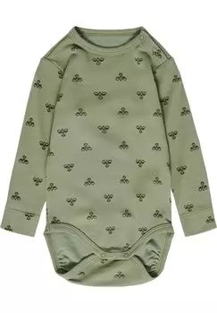 Боди BAMBO LS Hummel, цвет oil green
