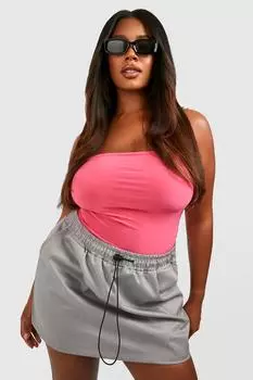 Боди-бандо плюс Boohoo, розовый