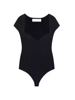 Боди Barbara Sweetheart Simkhai, черный