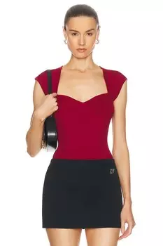 Боди Barbara Sweetheart SIMKHAI, вишневый