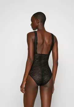 Боди BELLE HALTER Guess, черный