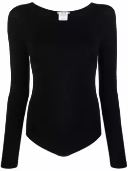 Боди Berlin с длинными рукавами Wolford, черный