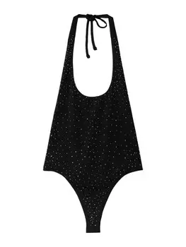 Боди Bershka, черный