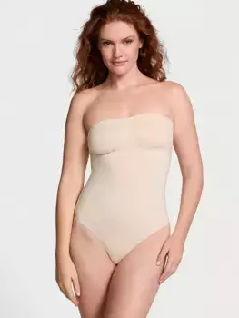 Боди без бретелек Seamless Shaping Victoria'S Secret, цвет Marzipan