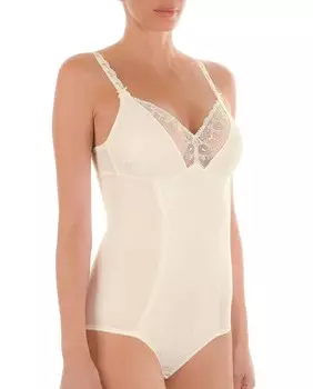 Боди без косточек и удобной бесшовной чашки. Felina, крем