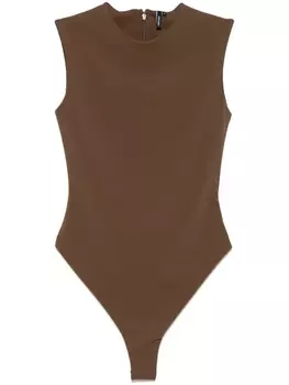 Боди без рукавов ENTIRE STUDIOS, коричневый