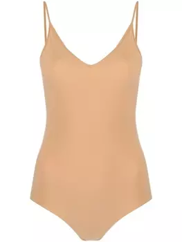 Боди без рукавов Jil Sander, бежевый