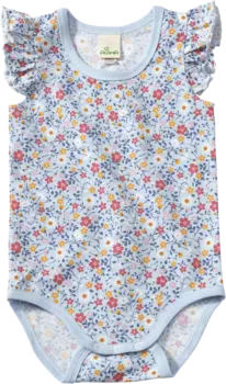 Боди без рукавов Pro Climate с цветочным узором синего цвета размер. 86/92 10шт ALANA