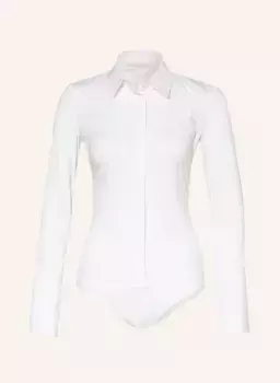 Боди блузка Patrizia Pepe, белый