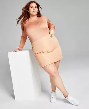 Боди больших размеров с круглым вырезом And Now This, мульти