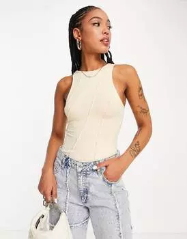 Боди-борцовка с открытыми швами ASOS DESIGN