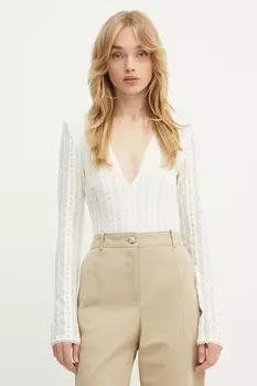 Боди Boss Orange, бежевый