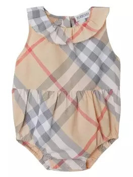 Боди Burberry Kids, нейтральный цвет