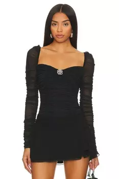 Боди CAMI NYC Bettina Crystal, черный