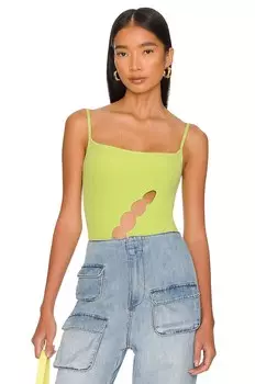 Боди Camila Coelho Maia Knit, цвет Lime Green