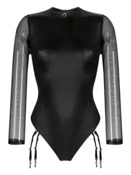 Боди Chambre Noire с длинными рукавами Maison Close, черный