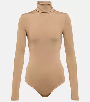 Боди Colorado с высоким воротником Wolford, бежевый