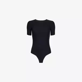 Боди Commando Butter с коротким рукавом и круглым вырезом, черный