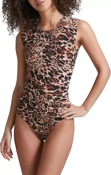 Боди Commando Classic Printed Muscle Bodysuit BDS207, цвет Jaguar Swirl