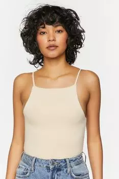 Боди Contour с высоким вырезом Forever 21