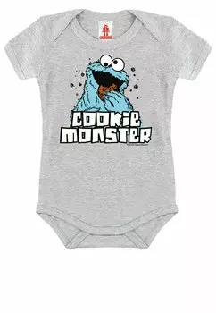 Боди COOKIE MONSTER LOGOSHIRT, цвет grau