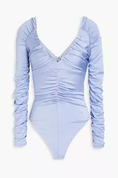 Боди Cora из атласного джерси со сборками ET OCHS, лавандовый