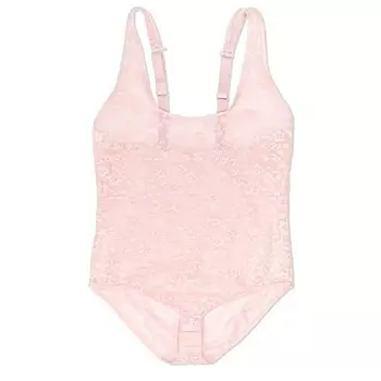 Боди Curvy Couture No Show Lace, светло-розовый