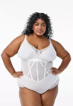 Боди Devoted By Zizzi, белый