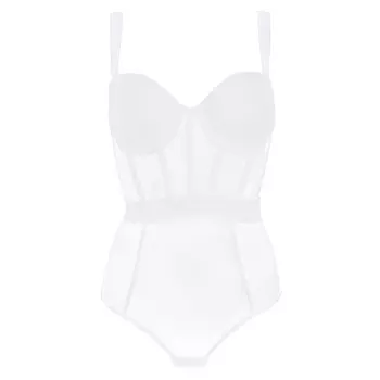 Боди DKNY suit Sheers, белый