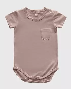 Боди для девочек из органического хлопка, размер 3-24 мес The Simple Folk, цвет Antique Rose