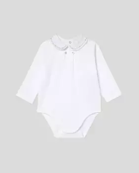 Боди для мальчика с длинными рукавами и принтом Coconut El Corte Ingls, белый