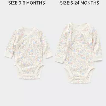 Боди для новорожденных Uniqlo Joy Of Print Flower, белый