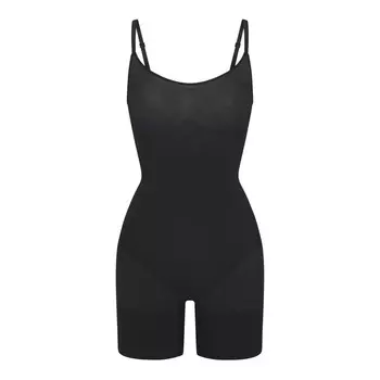 Боди до средины бедра SKIMS Everyday Sculpt, цвет Onyx