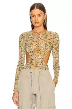 Боди DUNDAS x REVOLVE PJ, цвет Multi Snake Print