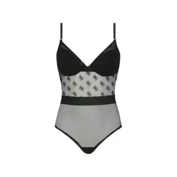 Боди elaine стандартного кроя Guess, черный