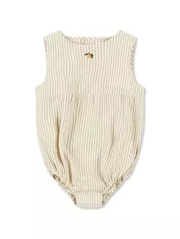 Боди Elliot в полоску Konges Sljd, нейтральный цвет