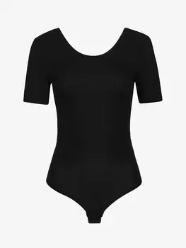 Боди Erlich Textil 1/2 Arm mit Rckenausschnitt LAURA, черный