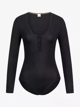 Боди Erlich Textil Langarm Thea, черный