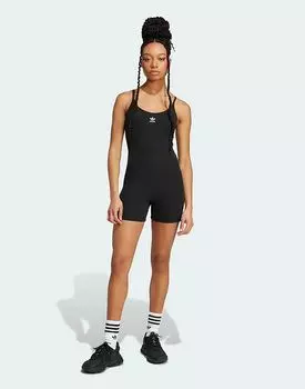 Боди Essentials Rib черного цвета adidas Originals